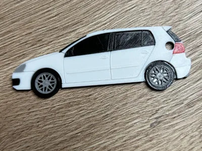 volkswagen golf 5 gti (side) custom keychains