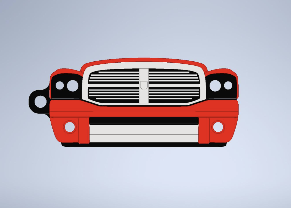 03-09 dodge ram 2500 / 3500 custom keychains