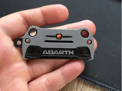 abarth 595 custom keychains