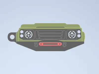 suzuki samurai custom keychains