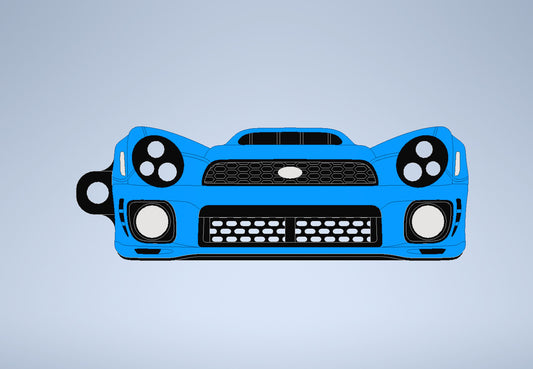 2000-04 subaru wrx sti (bugeye) custom keychains