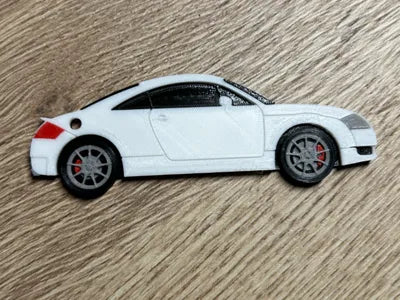 2001 audi tt (side) custom keychains