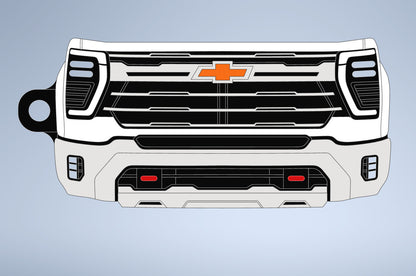 20-24 Chevrolet Silverado 2500Hd Custom Keychains