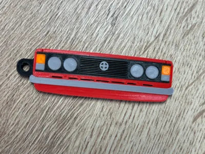 fiat 125p custom keychains