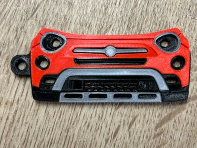 fiat 500x custom keychains