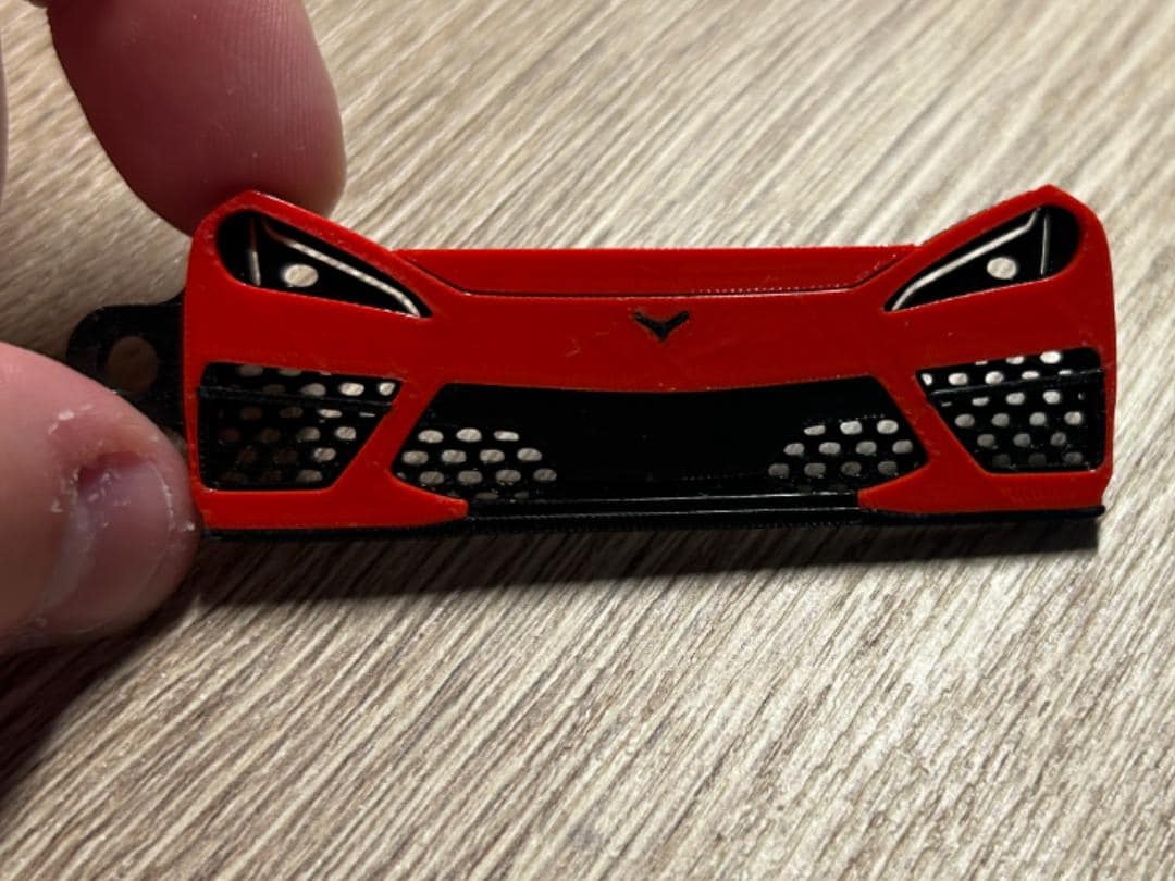 Custom Corvette keychains