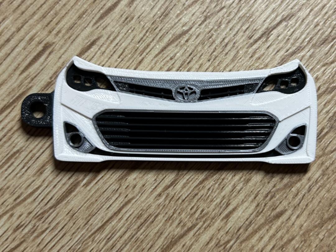 Toyota Sedan keychains! (Camry, Corolla, crown, Avalon)