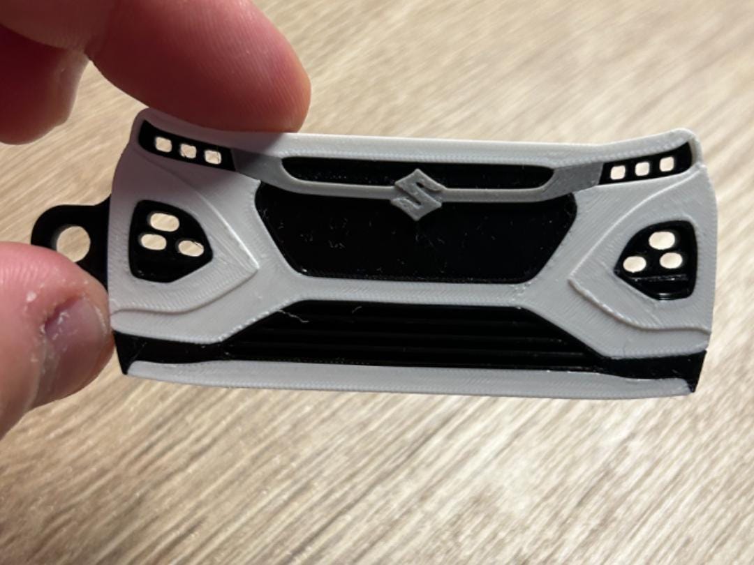 Suzuki samurai  Keychain: Custom Color 3D Printed Car Accessory