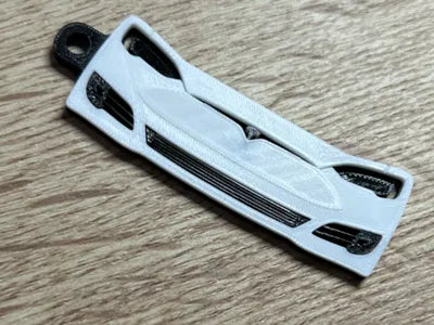 Tesla Model S Custom Keychains